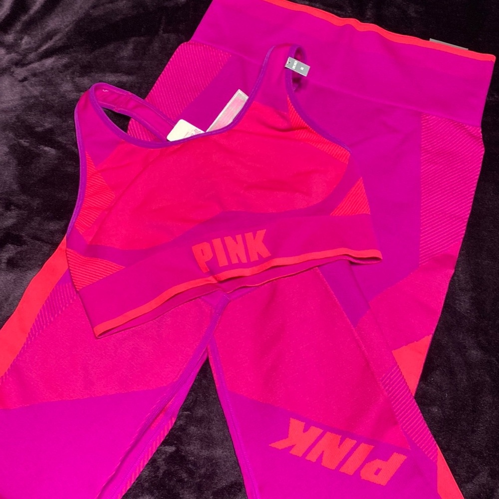 New PINK seamless workout set